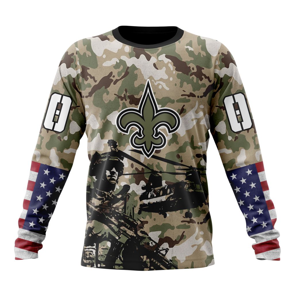 New Orleans Saints All Over Printed T-shirt Sweatshirt Hoodie AZCHD686