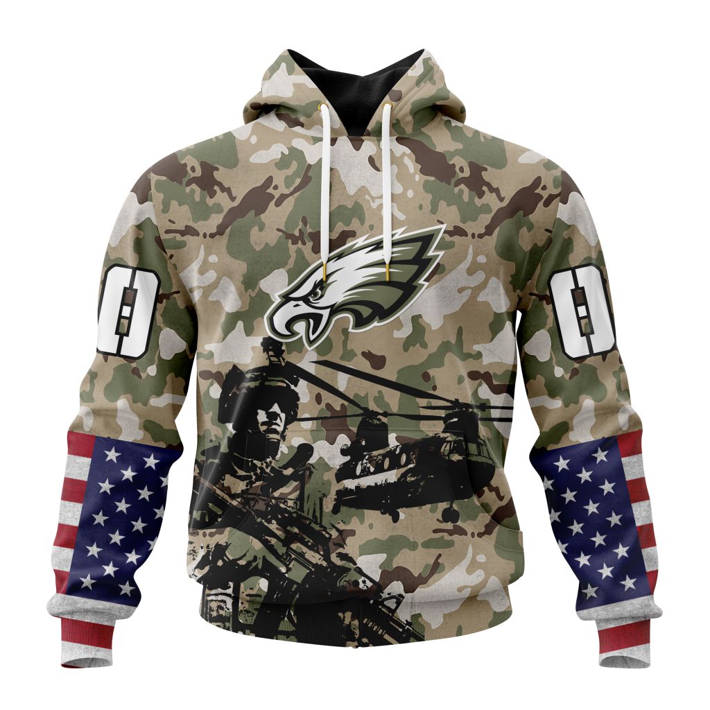 Philadelphia Eagles All Over Printed T-shirt Sweatshirt Hoodie AZCHD689