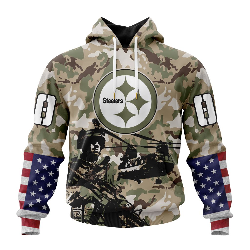 Pittsburgh Steelers All Over Printed T-shirt Sweatshirt Hoodie AZCHD690