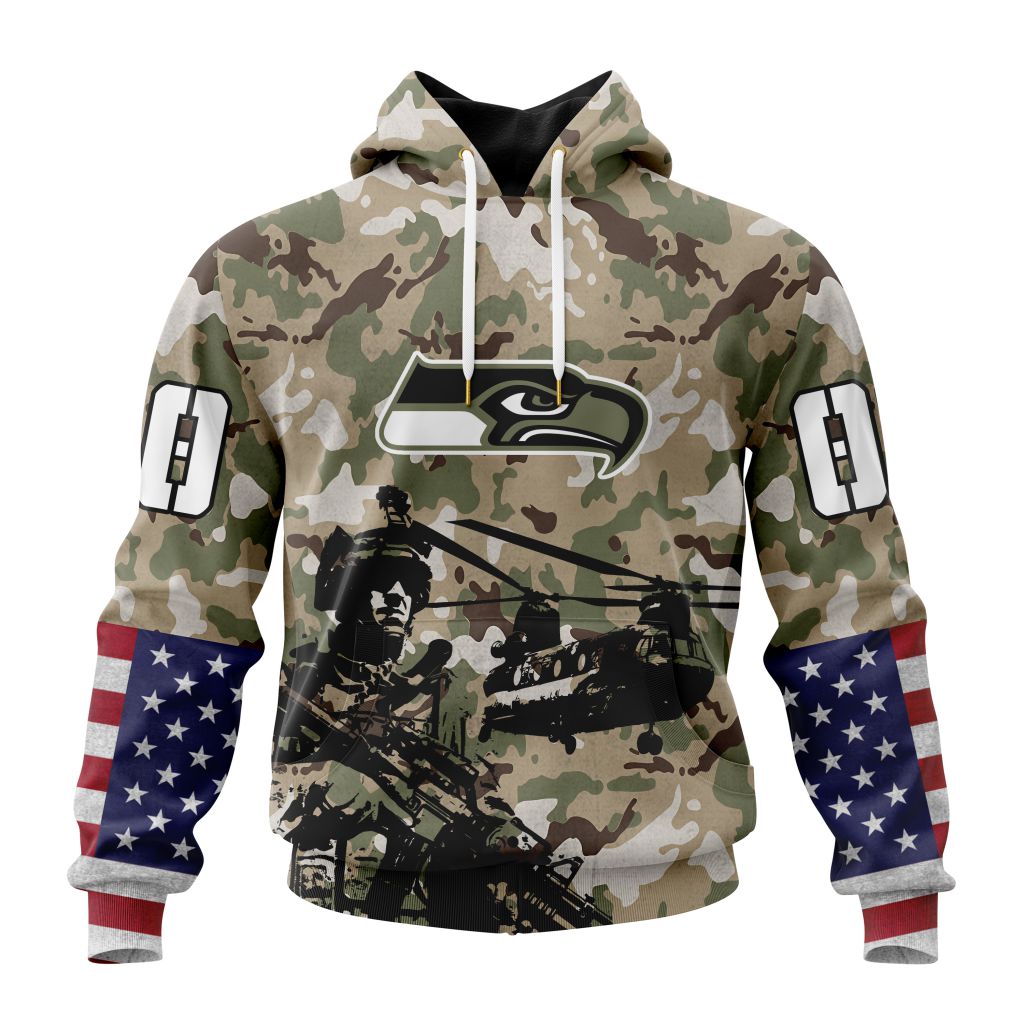 Seattle Seahawks All Over Printed T-shirt Sweatshirt Hoodie AZCHD692