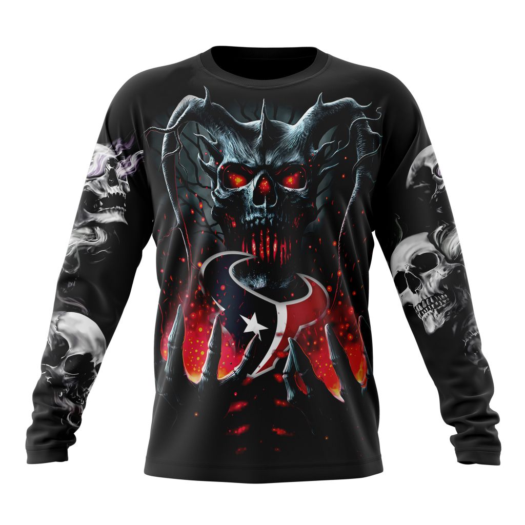 Houston Texans All Over Printed T-shirt Sweatshirt Hoodie AZCHD772