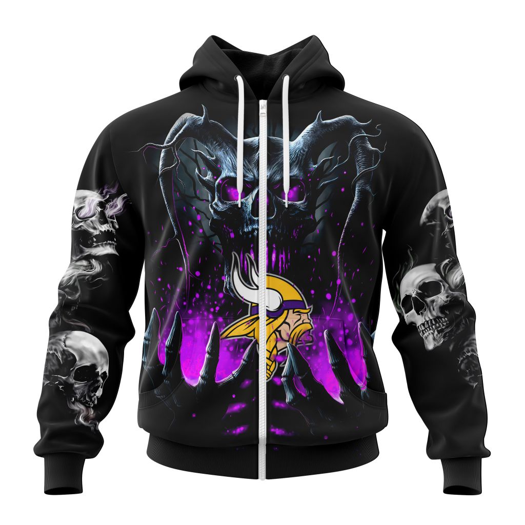 Minnesota Vikings All Over Printed T-shirt Sweatshirt Hoodie AZCHD780