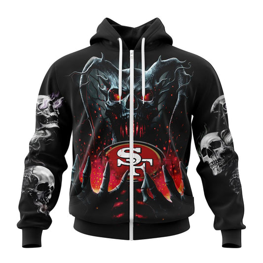 San Francisco 49ers All Over Printed T-shirt Sweatshirt Hoodie AZCHD787