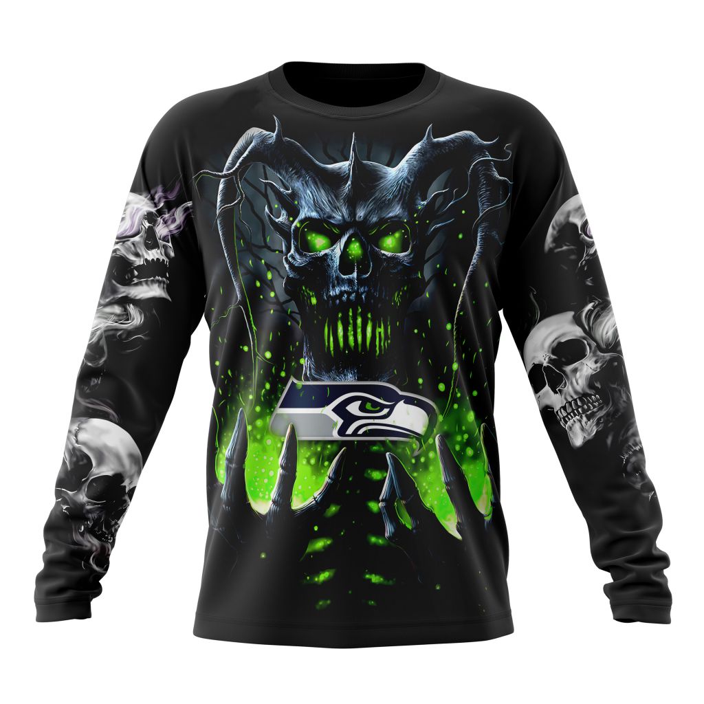Seattle Seahawks All Over Printed T-shirt Sweatshirt Hoodie AZCHD788