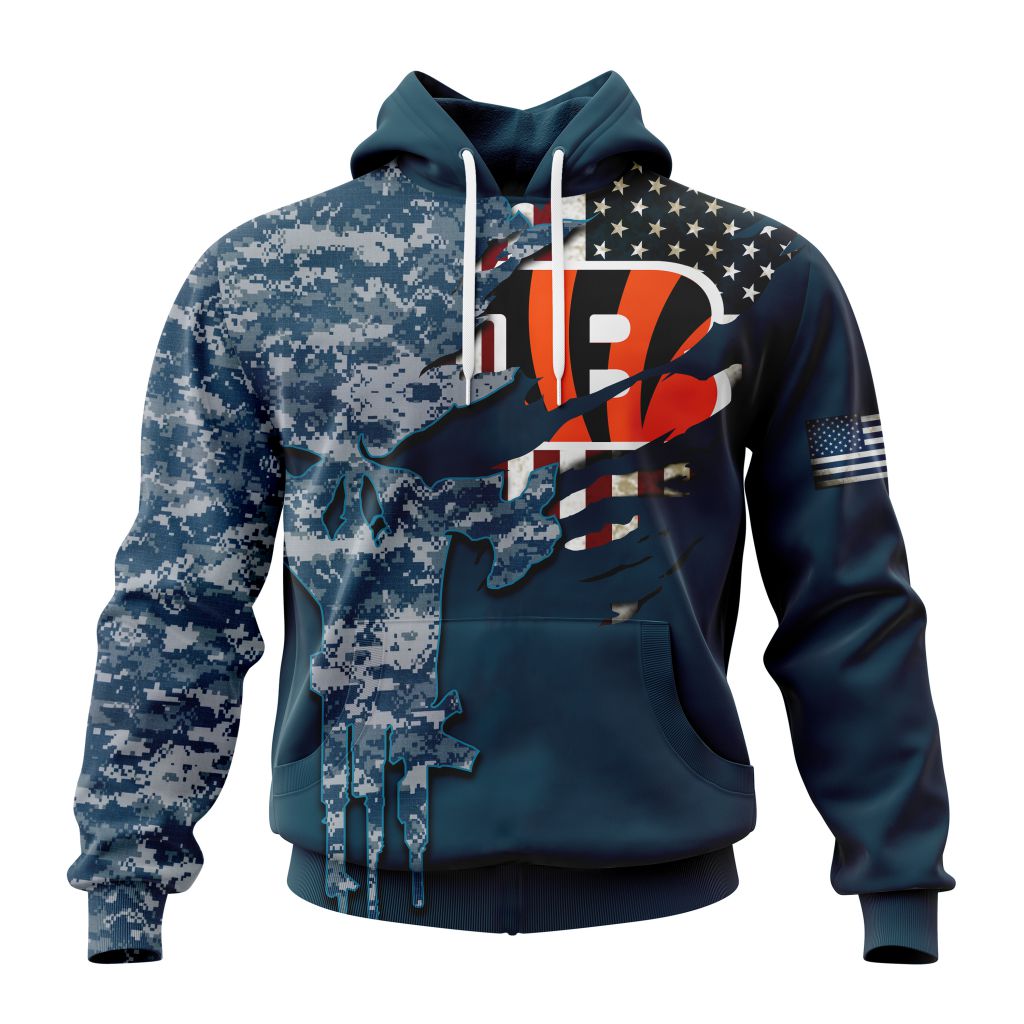 Cincinnati Bengals All Over Printed T-shirt Sweatshirt Hoodie AZCHD734