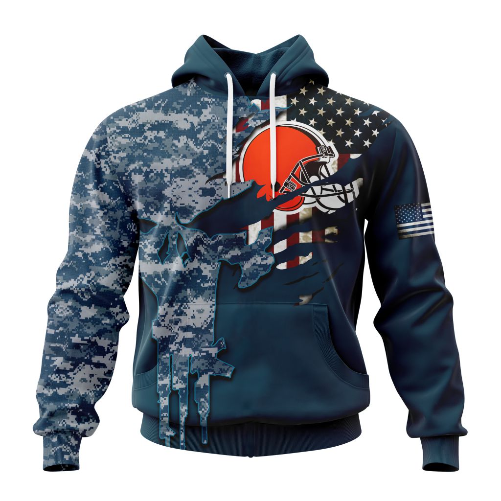 Cleveland Browns All Over Printed T-shirt Sweatshirt Hoodie AZCHD735