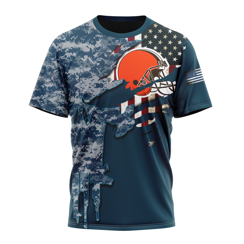 Cleveland Browns All Over Printed T-shirt Sweatshirt Hoodie AZCHD735