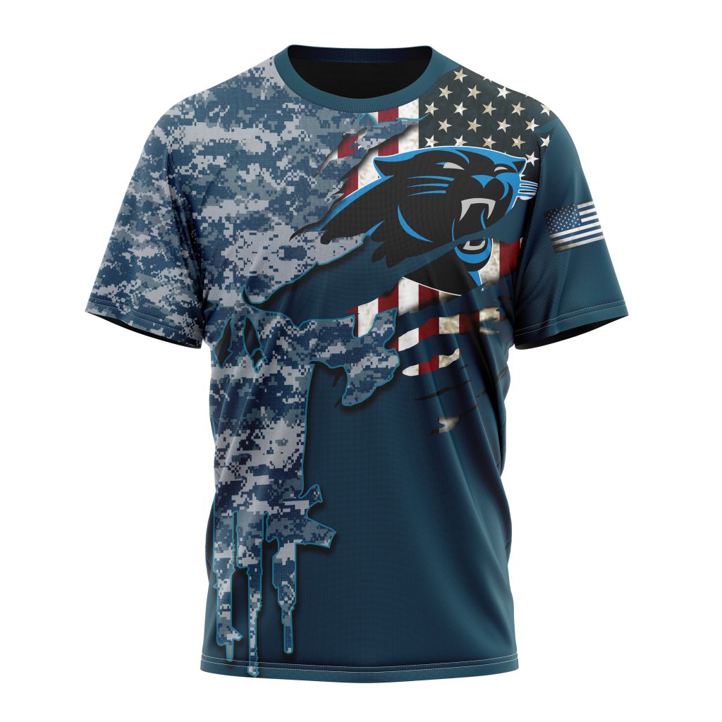 Carolina Panthers All Over Printed T-shirt Sweatshirt Hoodie AZCHD732