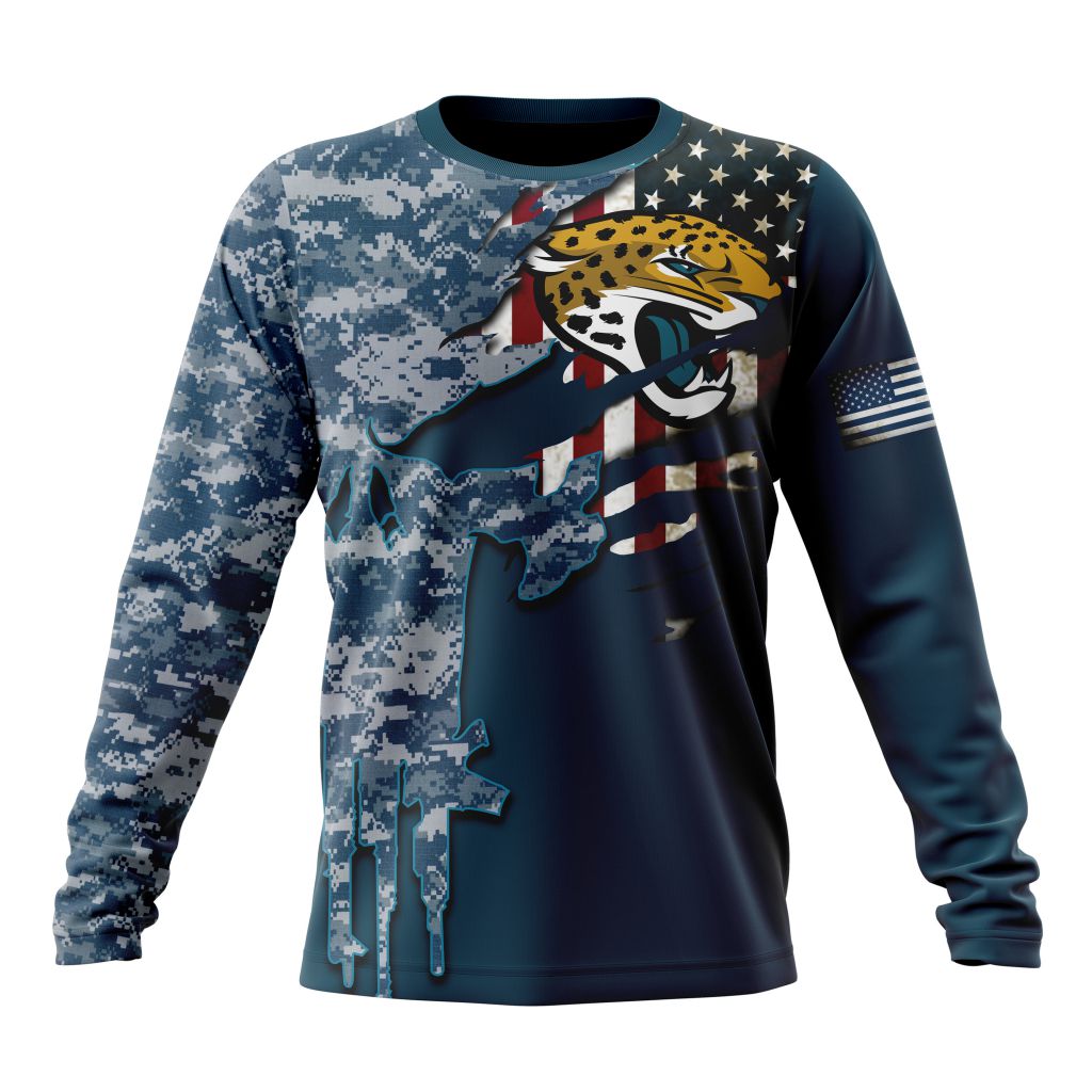 Jacksonville Jaguars All Over Printed T-shirt Sweatshirt Hoodie AZCHD742