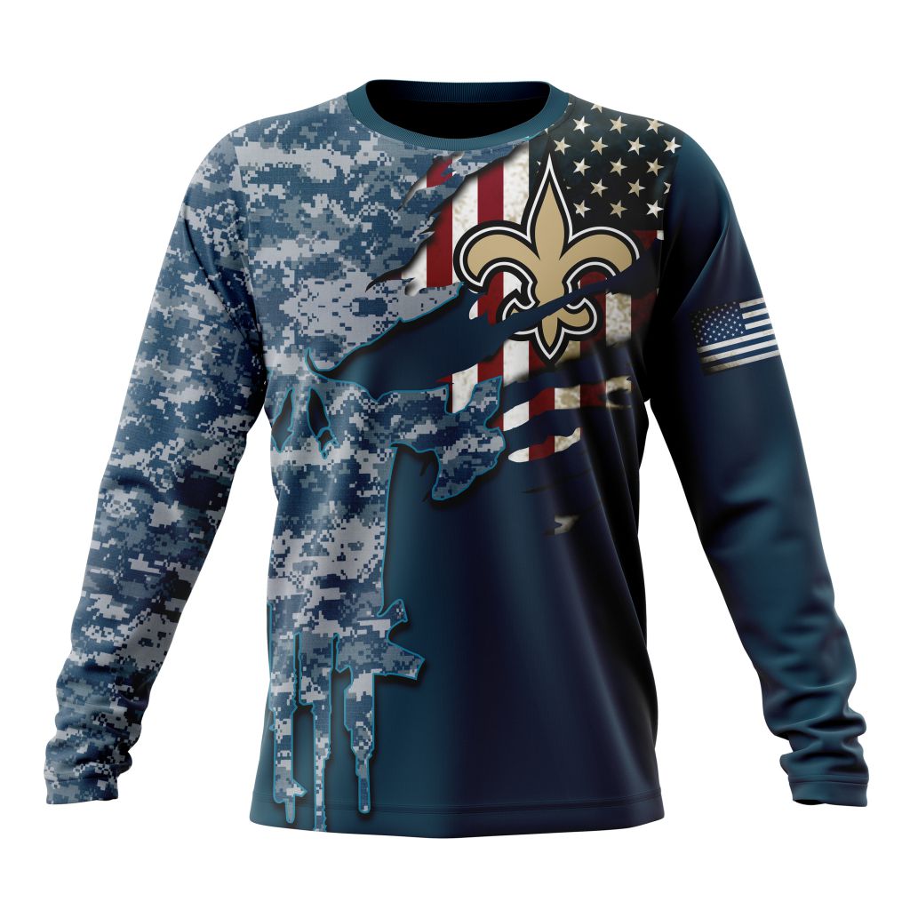 New Orleans Saints All Over Printed T-shirt Sweatshirt Hoodie AZCHD750