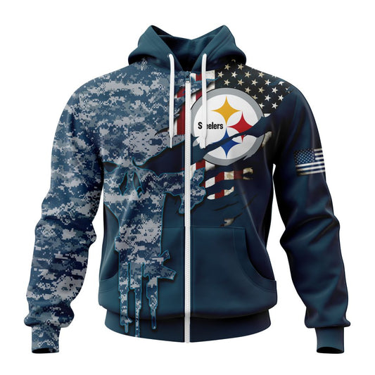 Pittsburgh Steelers All Over Printed T-shirt Sweatshirt Hoodie AZCHD754