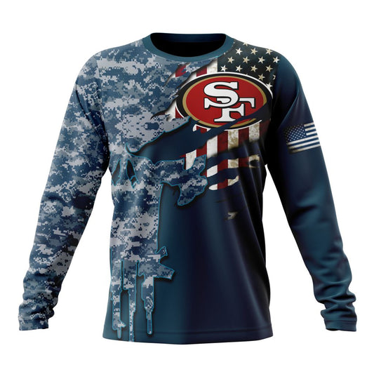 San Francisco 49ers All Over Printed T-shirt Sweatshirt Hoodie AZCHD755