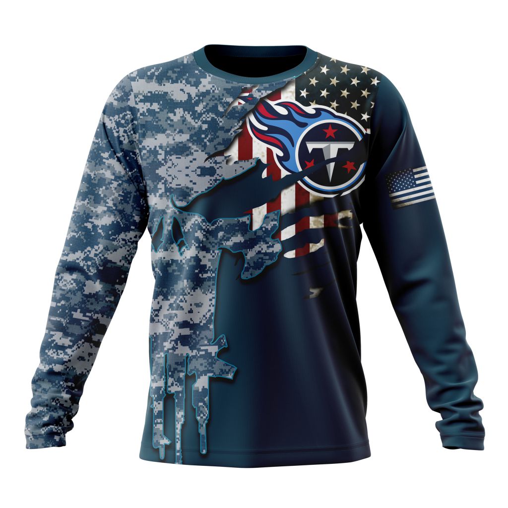 Tennessee Titans All Over Printed T-shirt Sweatshirt Hoodie AZCHD758