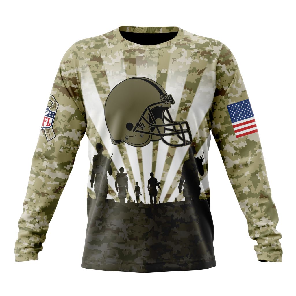 Cleveland Browns All Over Printed T-shirt Sweatshirt Hoodie AZCHD703