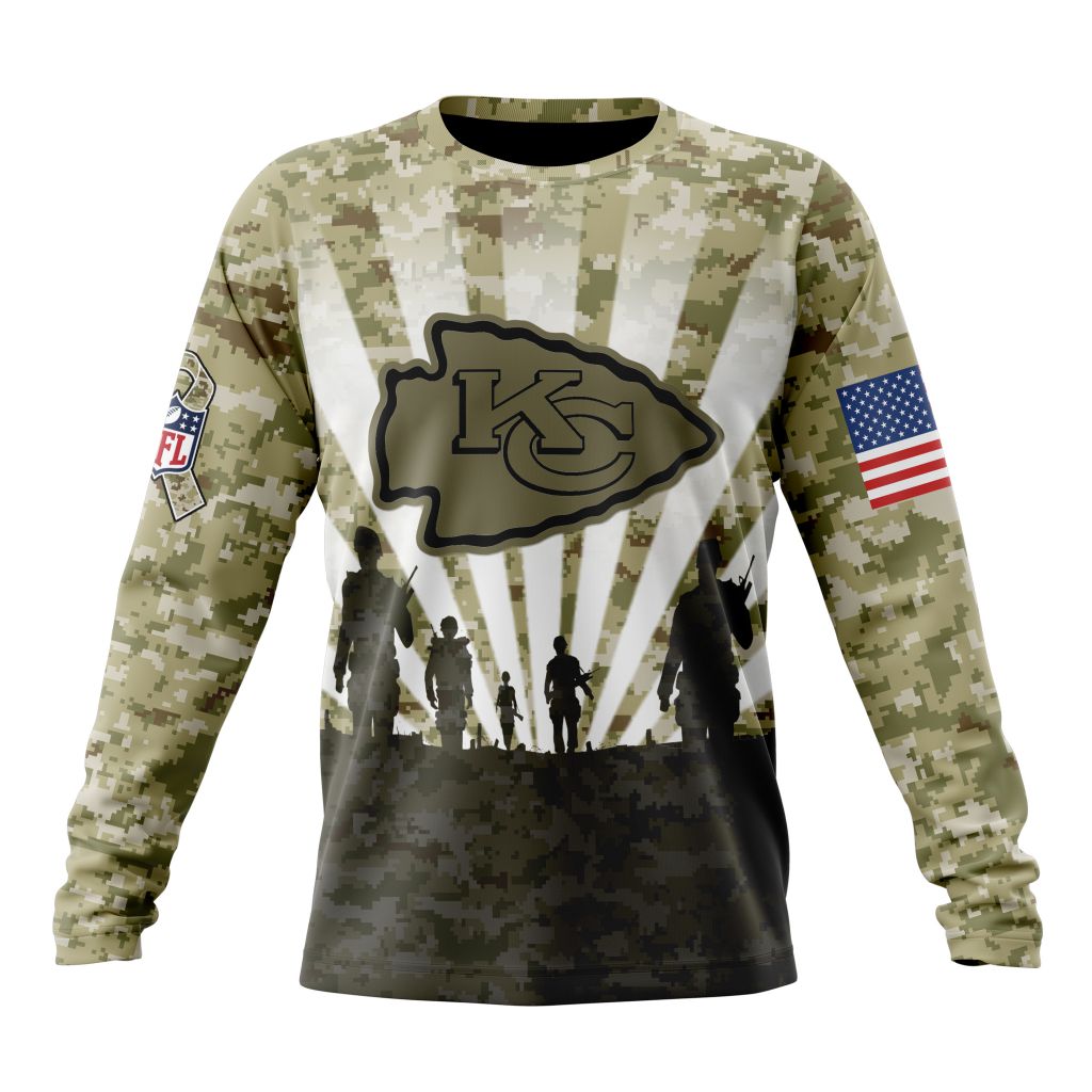 Kansas City Chiefs All Over Printed T-shirt Sweatshirt Hoodie AZCHD711