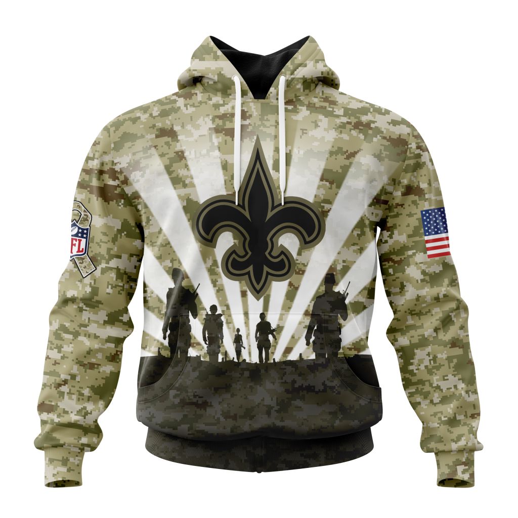New Orleans Saints All Over Printed T-shirt Sweatshirt Hoodie AZCHD718