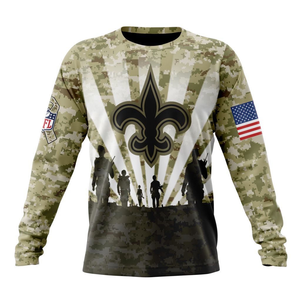 New Orleans Saints All Over Printed T-shirt Sweatshirt Hoodie AZCHD718