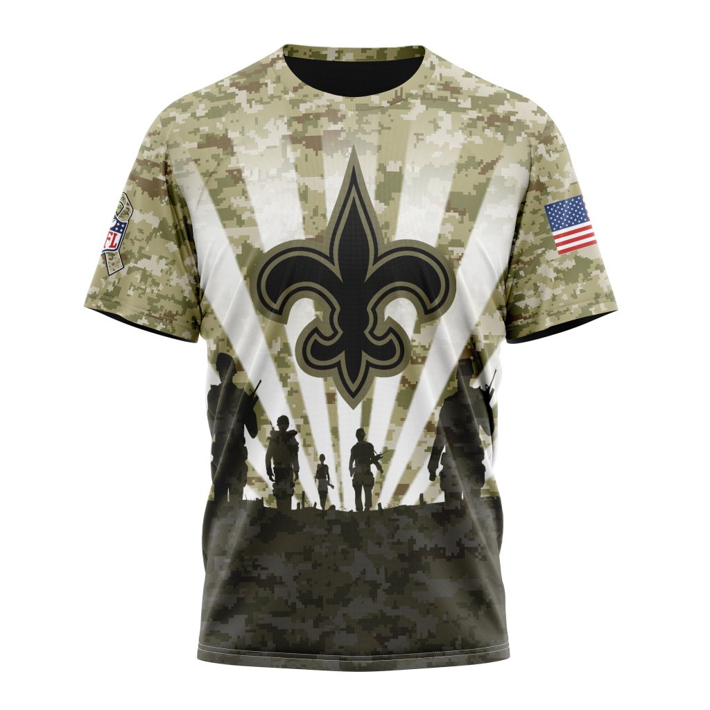 New Orleans Saints All Over Printed T-shirt Sweatshirt Hoodie AZCHD718