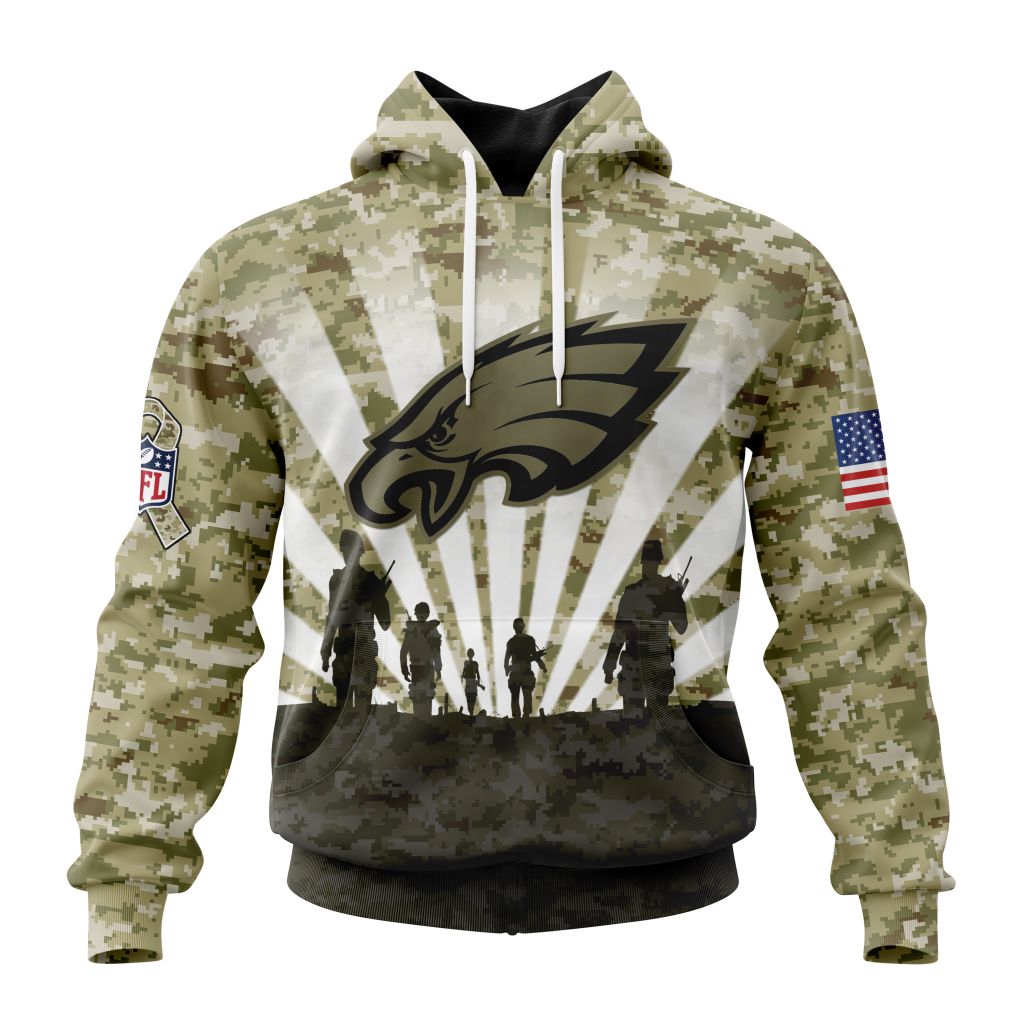 Philadelphia Eagles All Over Printed T-shirt Sweatshirt Hoodie AZCHD721
