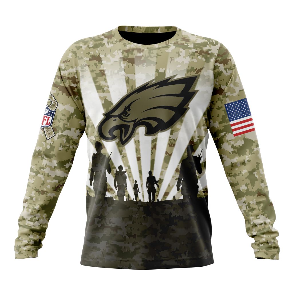 Philadelphia Eagles All Over Printed T-shirt Sweatshirt Hoodie AZCHD721