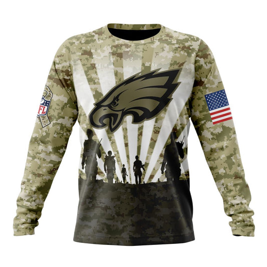 Philadelphia Eagles All Over Printed T-shirt Sweatshirt Hoodie AZCHD721