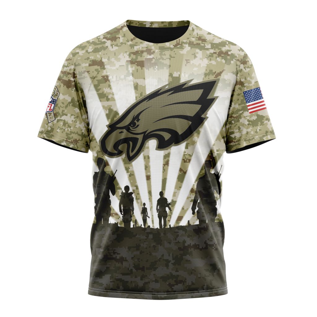 Philadelphia Eagles All Over Printed T-shirt Sweatshirt Hoodie AZCHD721