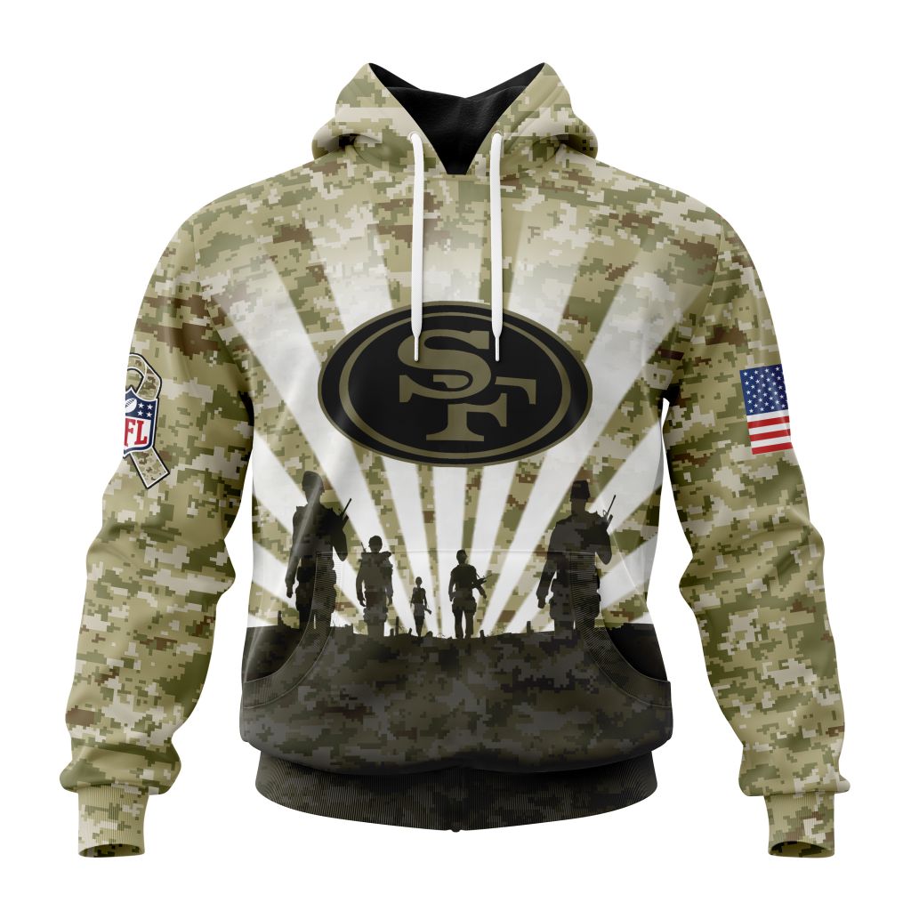 San Francisco 49ers All Over Printed T-shirt Sweatshirt Hoodie AZCHD723