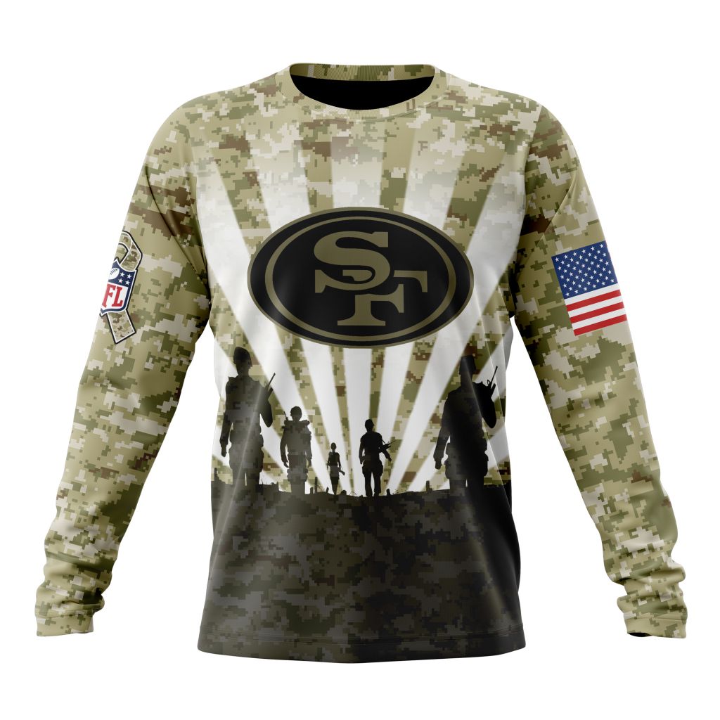 San Francisco 49ers All Over Printed T-shirt Sweatshirt Hoodie AZCHD723