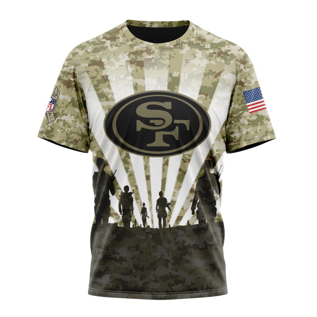 San Francisco 49ers All Over Printed T-shirt Sweatshirt Hoodie AZCHD723