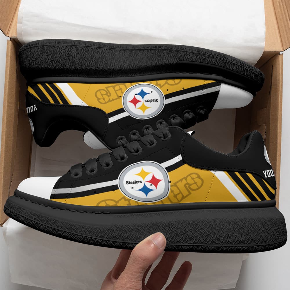 Pittsburgh Steelers Personalized MQ Sneakers BG45