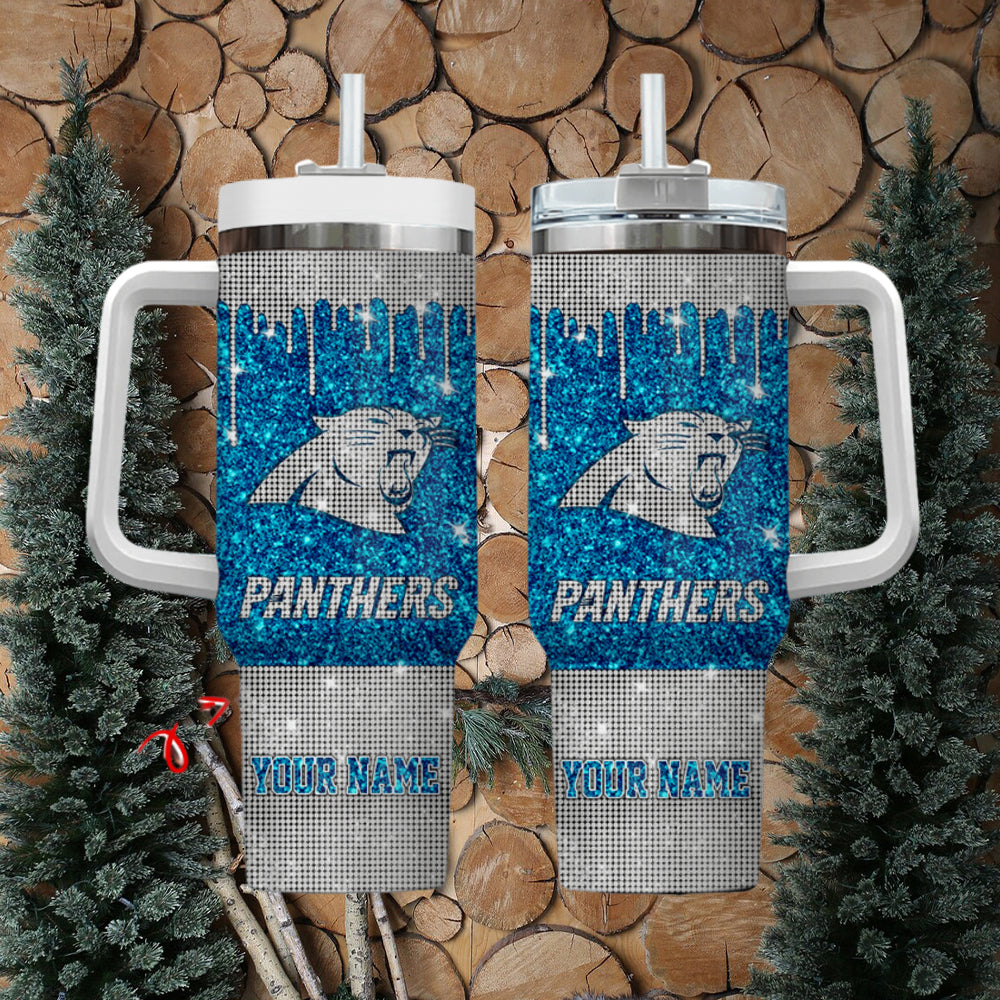 Carolina Panthers Personalized 40oz Stanley Tumbler AZC40OZT008