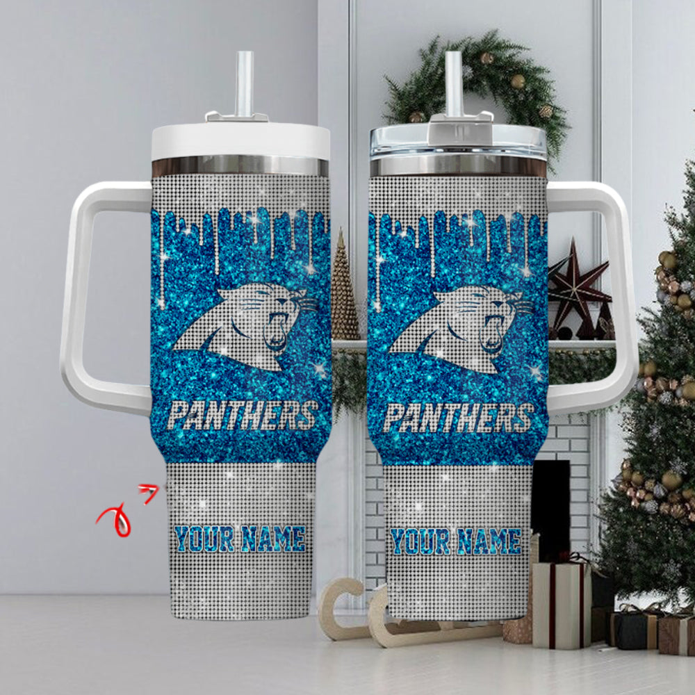 Carolina Panthers Personalized 40oz Stanley Tumbler AZC40OZT008