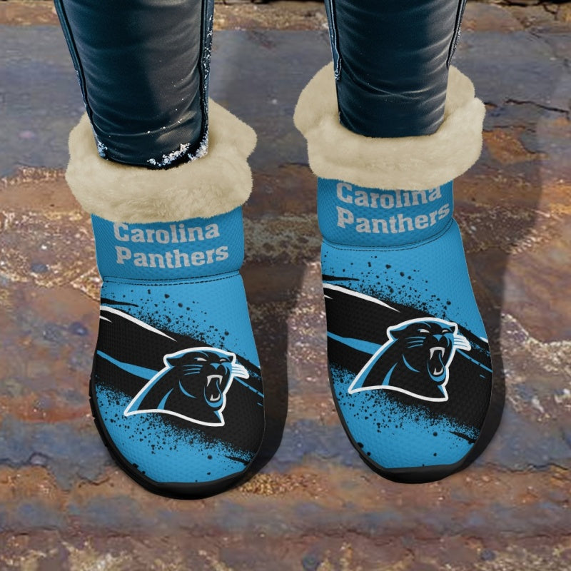 Carolina Panthers Comfy Winter Snow Boots AZDDWSB000069