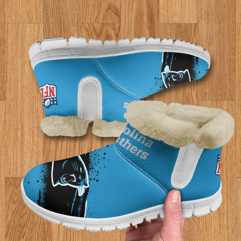 Carolina Panthers Comfy Winter Snow Boots AZDDWSB000069