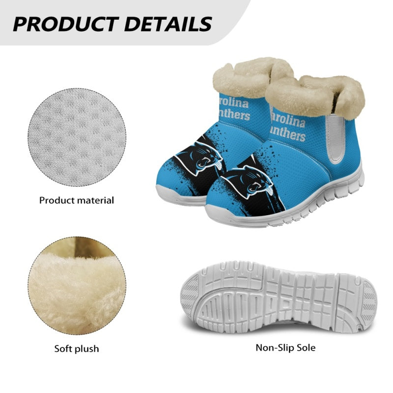 Carolina Panthers Comfy Winter Snow Boots AZDDWSB000069