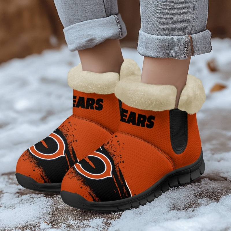 Chicago Bears Comfy Winter Snow Boots AZDDWSB000070