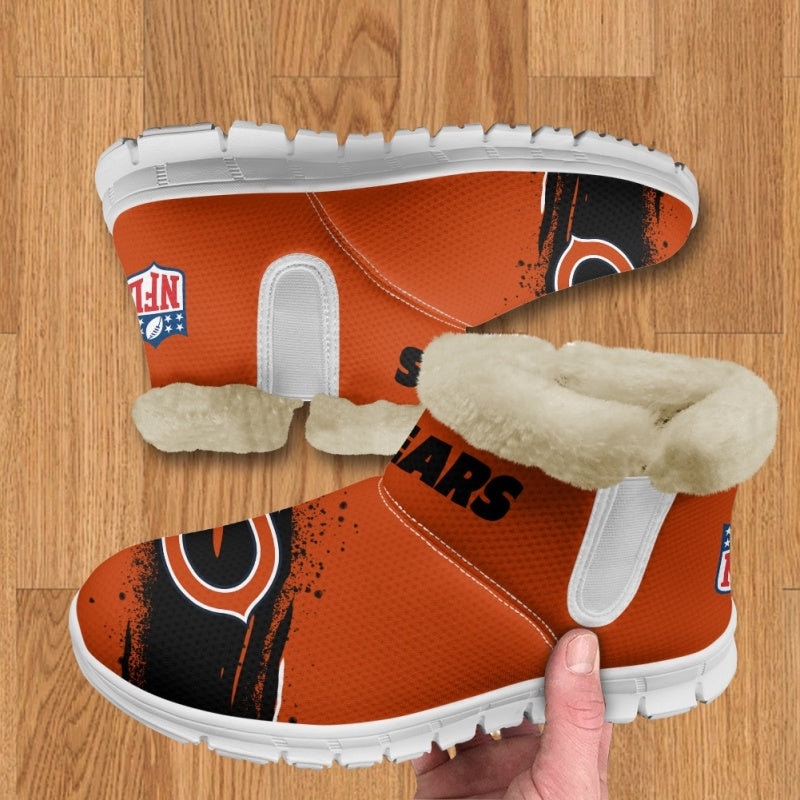 Chicago Bears Comfy Winter Snow Boots AZDDWSB000070
