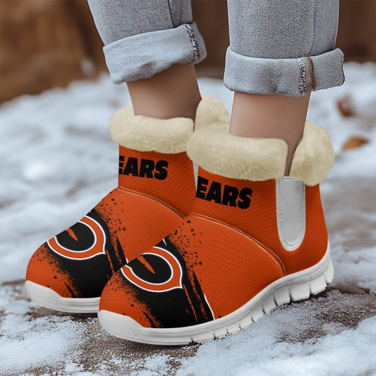 Chicago Bears Comfy Winter Snow Boots AZDDWSB000070