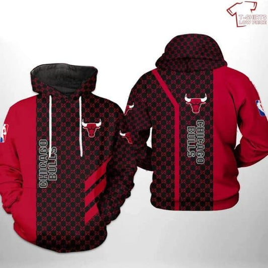 Chicago Bulls All Over Printed Hoodie BB670