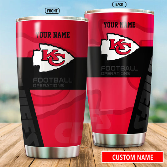 Kansas City Chiefs Personalized Tumbler BGTUM701