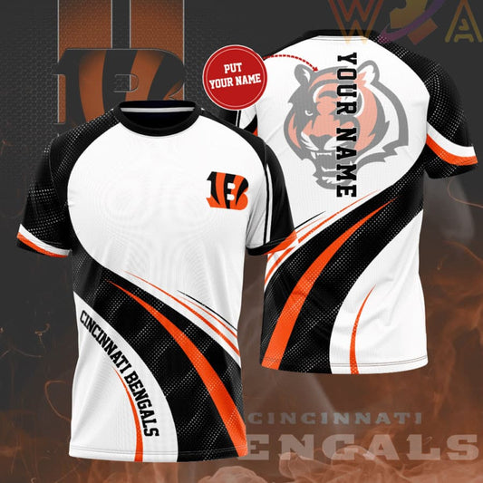 Cincinnati Bengals Personalized 3D T-shirt BG366