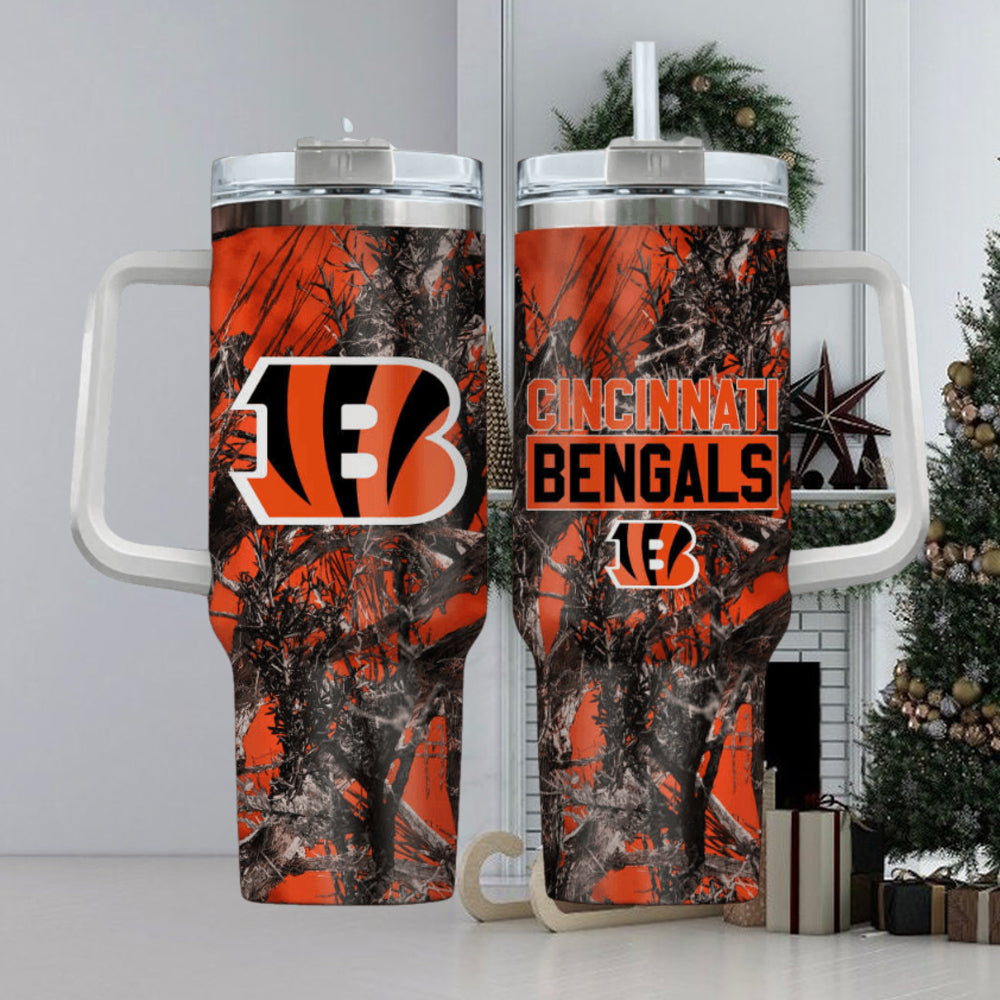 Cincinnati Bengals 40oz Stanley Tumbler AZC40OZT020