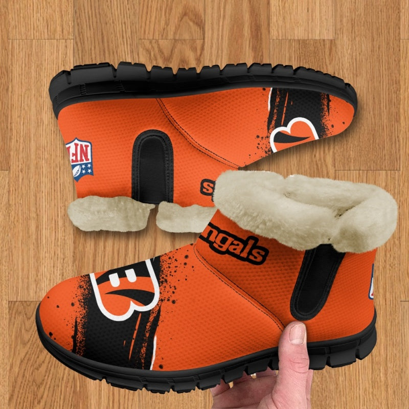 Cincinnati Bengals Comfy Winter Snow Boots AZDDWSB000085