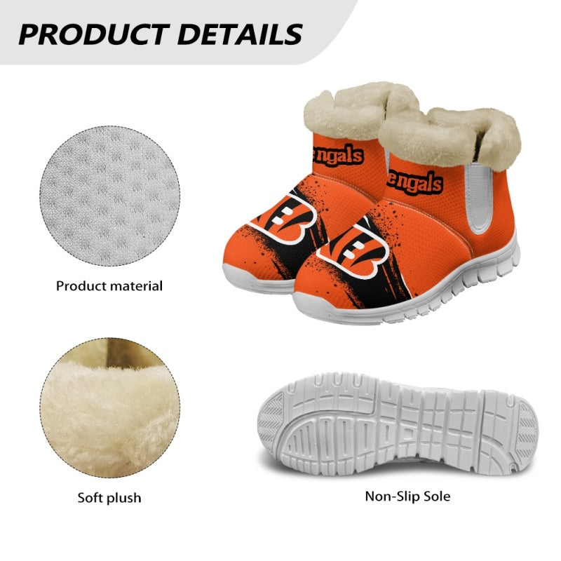 Cincinnati Bengals Comfy Winter Snow Boots AZDDWSB000085