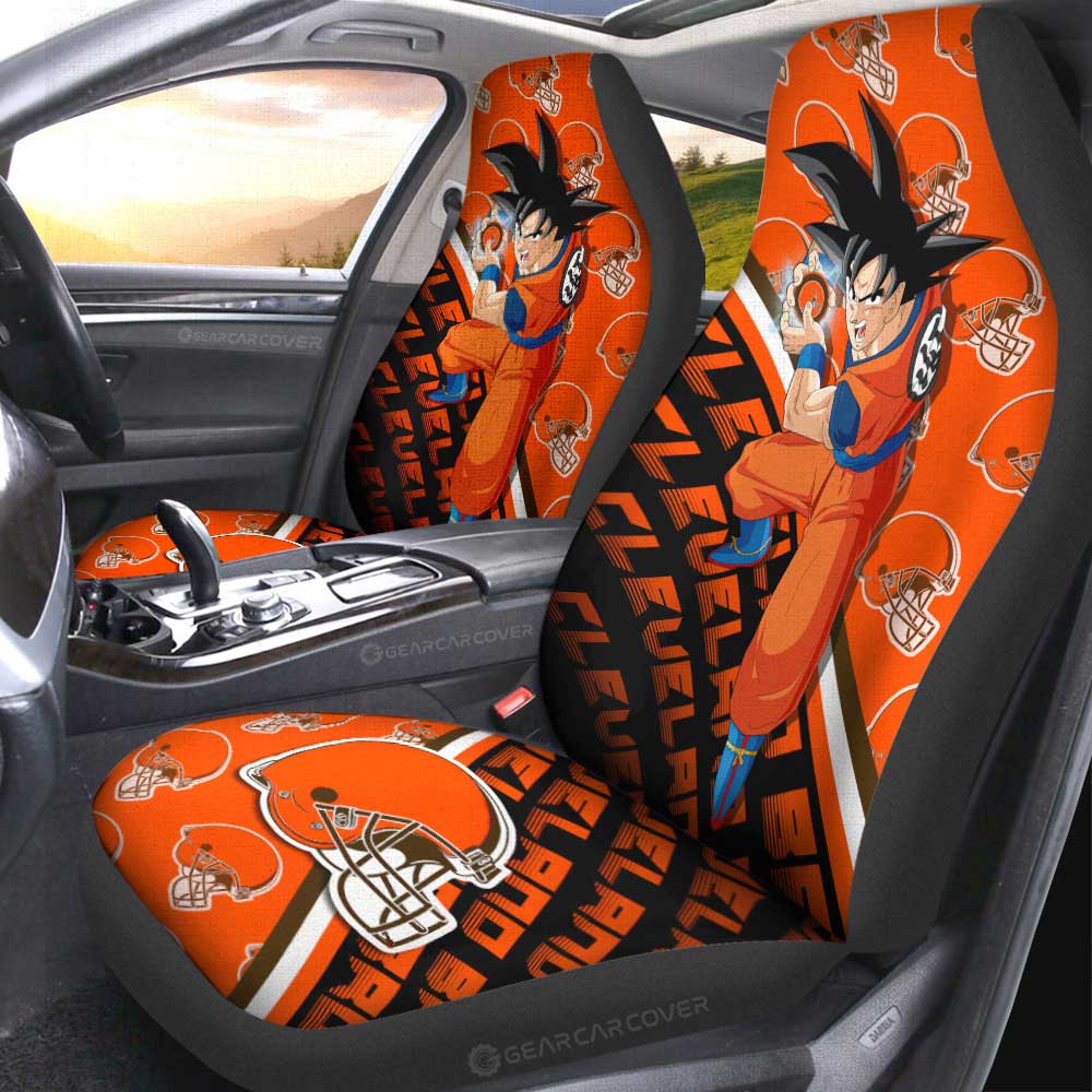 Cleveland Browns Car Seat Covers Goku AZBTCSC000013