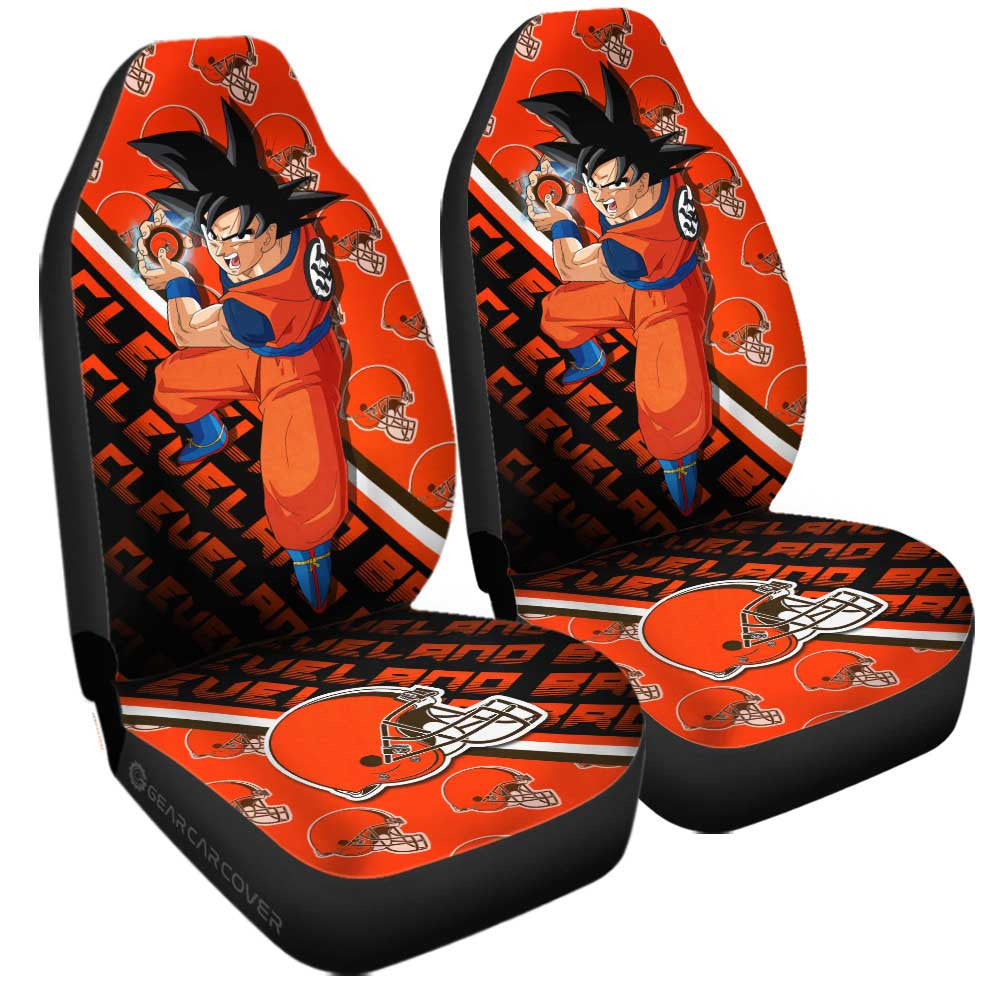 Cleveland Browns Car Seat Covers Goku AZBTCSC000013