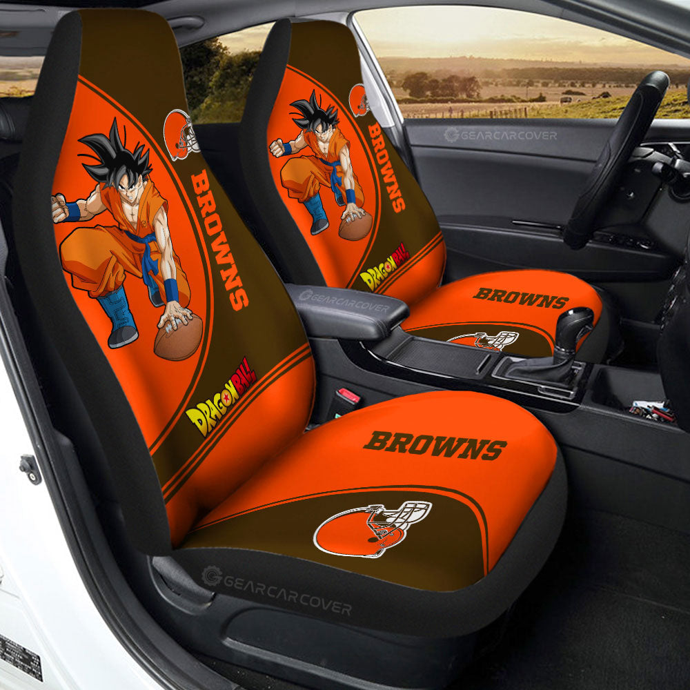 Cleveland Browns Car Seat Covers Goku AZBTCSC000012