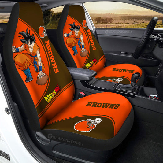 Cleveland Browns Car Seat Covers Goku AZBTCSC000012
