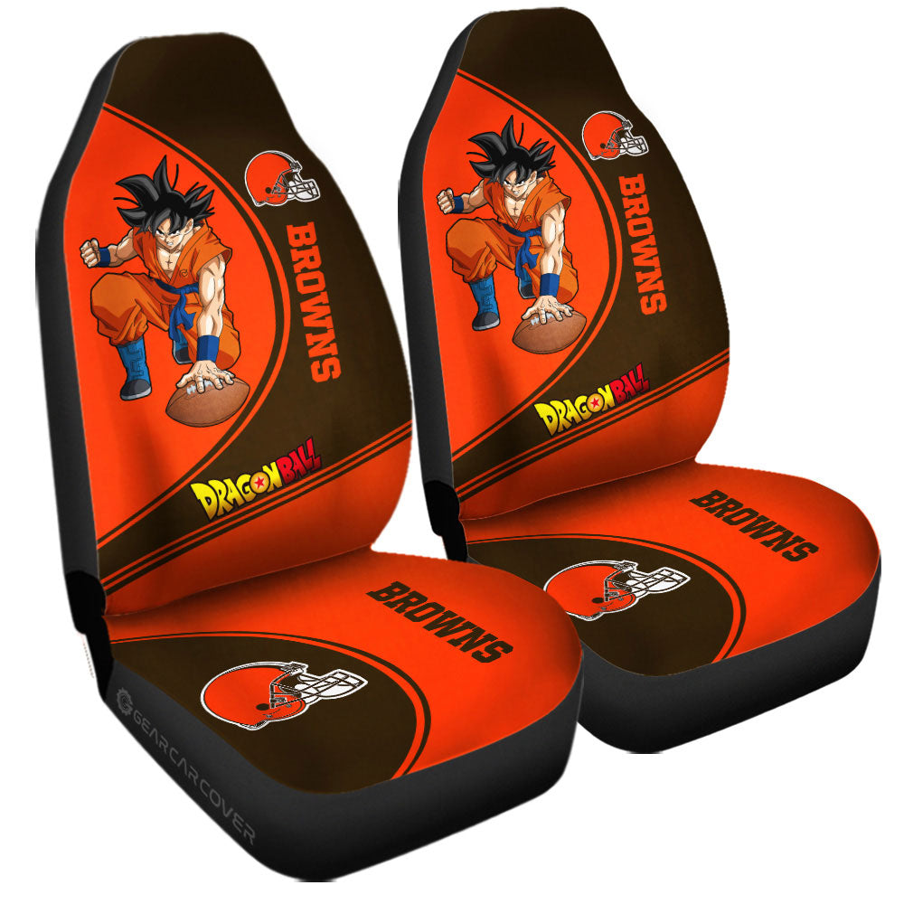 Cleveland Browns Car Seat Covers Goku AZBTCSC000012