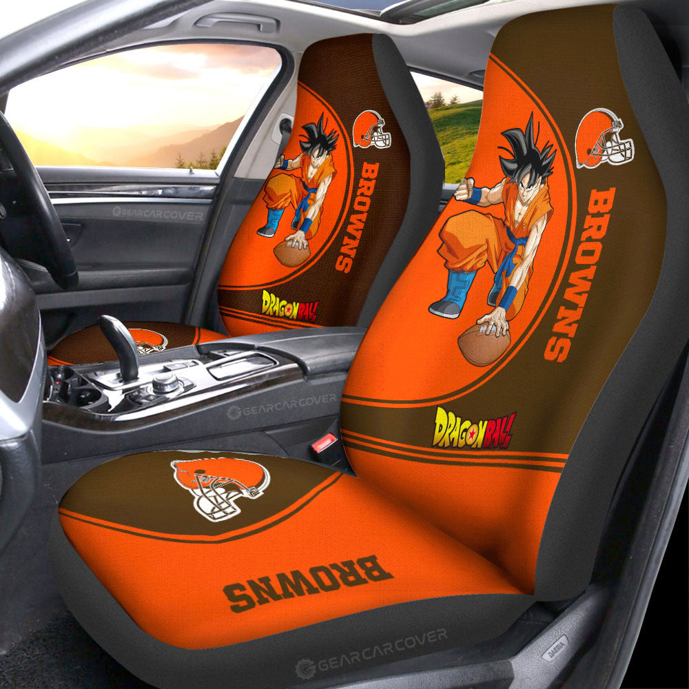 Cleveland Browns Car Seat Covers Goku AZBTCSC000012